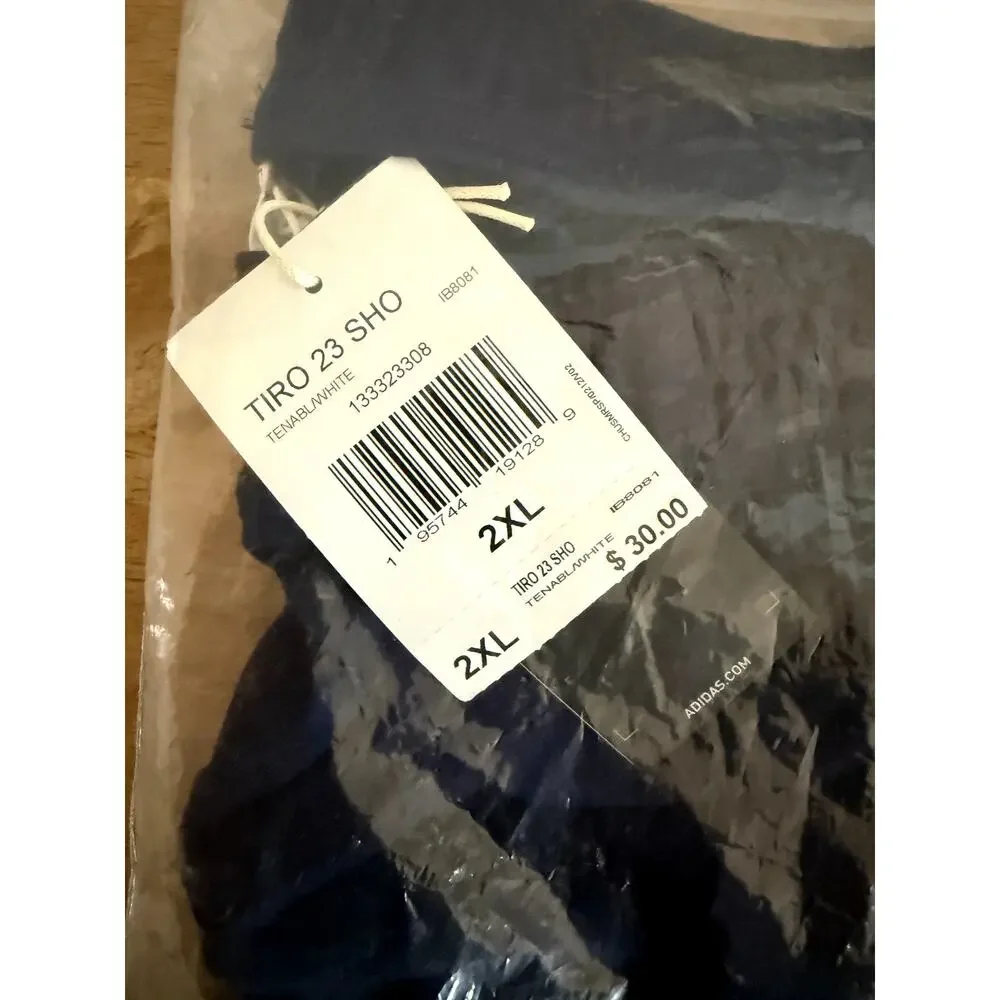 NEW Adidas Tiro 23 League Shorts Men’s XXL Navy White IB8081 Soccer Training